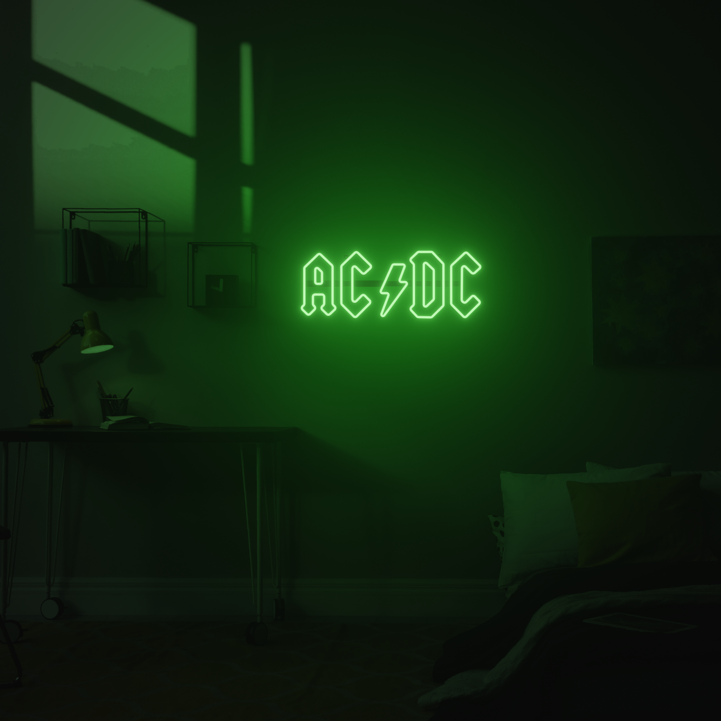 AC/DC 3D PRINTED CUSTOM NEON SIGN