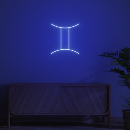 GEMINI ZODIAC 3D PRINTED CUSTOM NEON SIGN