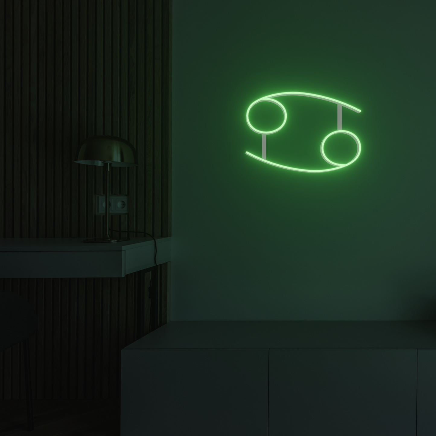 CANCER ZODIAC 3D PRINTED CUSTOM NEON SIGN