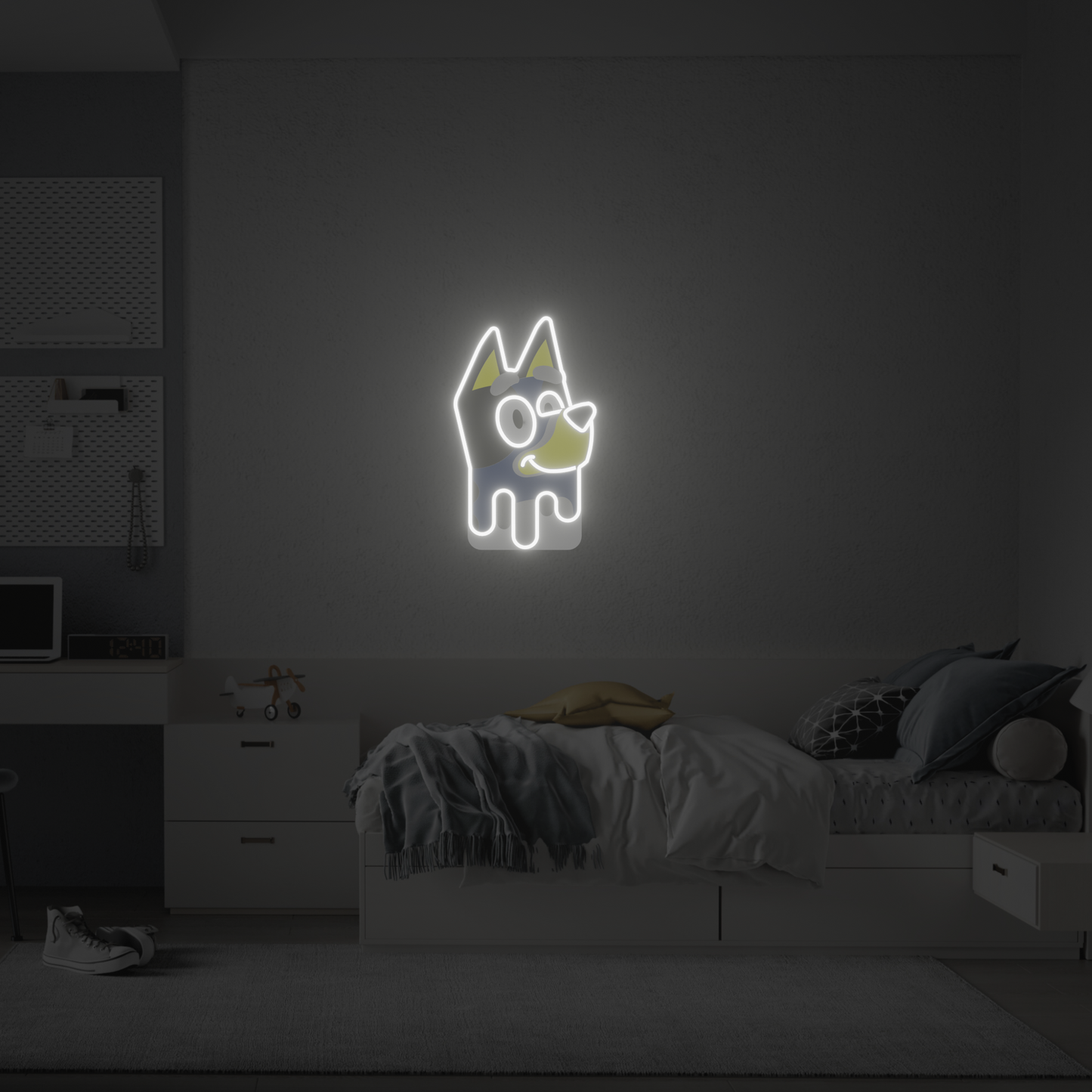 CUTE DOG 3D PRINTED CUSTOM NEON SIGN